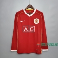 7-Futbol: Retro Camiseta Del Manchester United Manga Larga Primera Equipacion 06/07