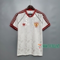 7-Futbol: Retro Camiseta Del Manchester United Blancas 1991
