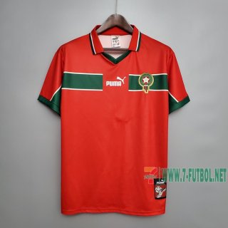 7-Futbol: Retro Camiseta Del Morocco Segunda Equipacion 1998