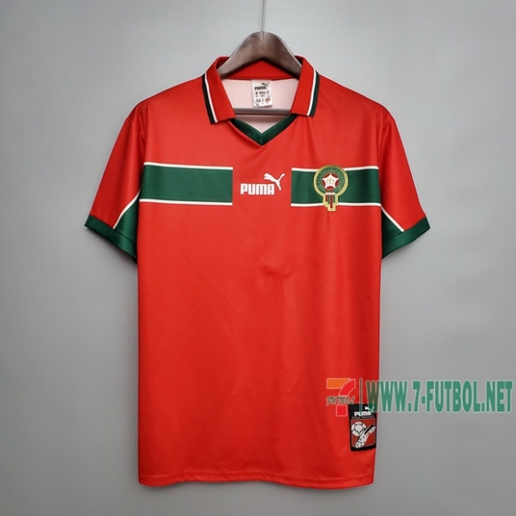 7-Futbol: Retro Camiseta Del Morocco Segunda Equipacion 1998