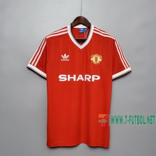 7-Futbol: Retro Camiseta Del Manchester United Primera Equipacion 83/84