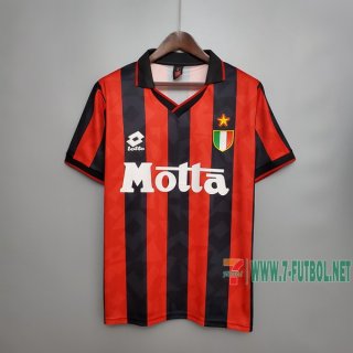 7-Futbol: Retro Camiseta Del Ac Milan Primera Equipacion 93/94