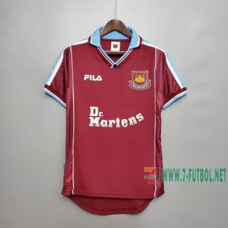 7-Futbol: Retro Camiseta Del West Ham United Primera Equipacion 99/01