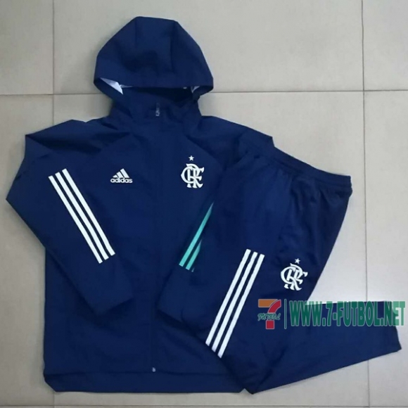 7-Futbol: Chaqueta Rompeviento Flamenco Azul Oscuro 2020 2021 G079