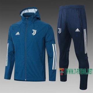 7-Futbol: Chaqueta Rompeviento Juventus Azul Oscuro 2020 2021 G080