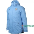 7-Futbol: Chaqueta De Plumas Manchester City Azul Claro 2020 2021 H0006