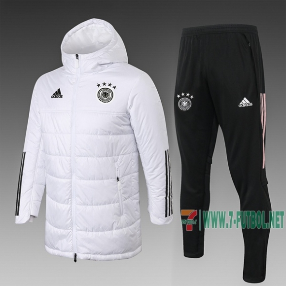 7-Futbol: Chaqueta De Plumas Alemania Blancas 2020 2021 H0017