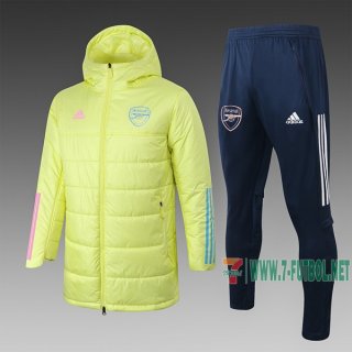 7-Futbol: Chaqueta De Plumas Arsenal Amarilla 2020 2021 H0020