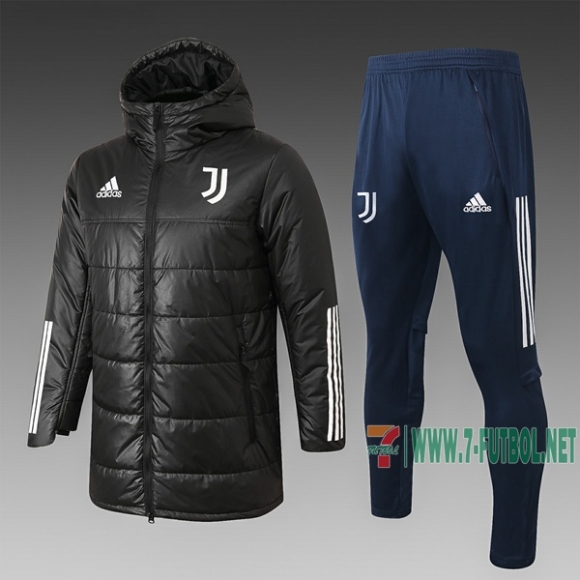 7-Futbol: Chaqueta De Plumas Juventus Negra 2020 2021 H0023