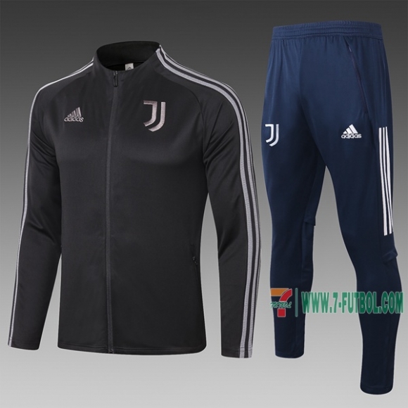 7-Futbol: La Nueva Chaqueta Chandal Del Juventus De Turin Cuello Redondo Cremallera Negra A358 2020 2021 Calidad Thai