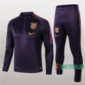 7-Futbol: La Nueva Clasicas Chandal Del Inglaterra Purpura Medio Zip 2019 2020