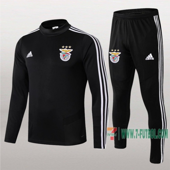 7-Futbol: La Nuevo Retro Sudadera Chandal Del S.L Fc Benfica Negra 2019 2020