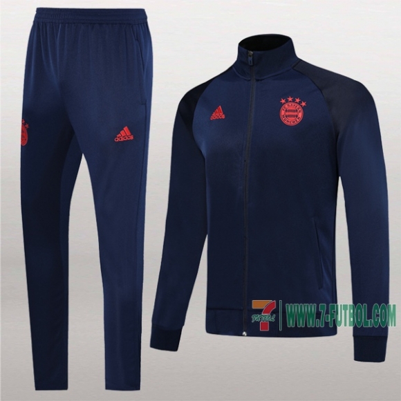 7-Futbol: La Nueva Clasicas Chaqueta Chandal Del Bayern Munich Azul Oscuro Cremallera 2019 2020