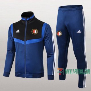7-Futbol: Termicas Clasicas Chaqueta Chandal Del Feyenoord Rotterdam Azul/Negra Cremallera 2019 2020
