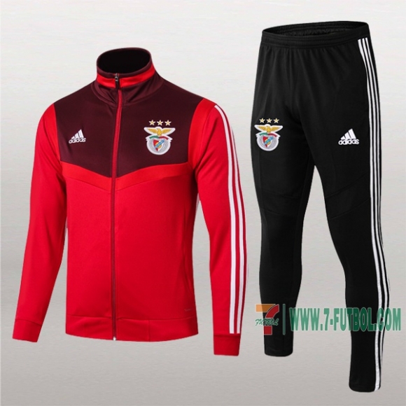 7-Futbol: La Nueva Retro Chaqueta Chandal Del S.L Fc Benfica Roja Cremallera 2019 2020