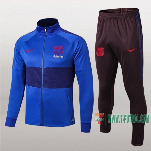 7-Futbol: La Nueva Clasico Chaqueta Chandal Del Fc Barcelona Azul Cremallera 2019 2020