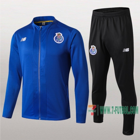 7-Futbol: Termicas Nueva Chaqueta Chandal Del Fc Porto Azul Cremallera 2019 2020