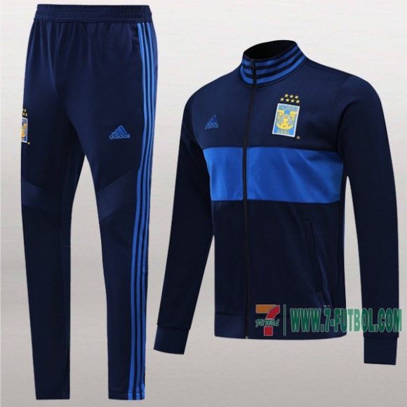 7-Futbol: Termicas Original Chaqueta Chandal Del Tigres Uanl Azul Oscuro Cremallera 2019 2020