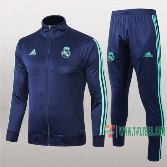 7-Futbol: Nueva Clasicas Chaqueta Chandal Del Real Madrid Azul Oscuro Cremallera 2019 2020