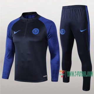 7-Futbol: La Nueva Clasico Chandal Del Chelsea Fc Azul Oscuro Medio Zip 2019 2020