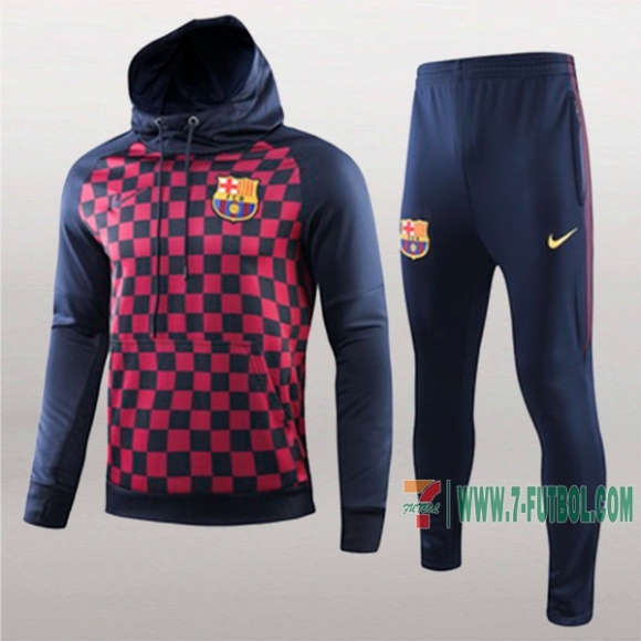 7-Futbol: Nuevas Retro Sudadera Chandal Del Fc Barcelona Con Capucha Azul Marino 2019 2020