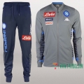 7-Futbol: Termicas Nuevo Chaqueta Chandal Del Ssc Napoli Gris Cremallera 2019 2020