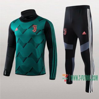 7-Futbol: La Nueva Termicas Sudadera Chandal Del Juventus Cuello Alto Verde 2019 2020