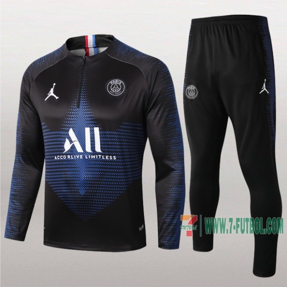 7-Futbol: La Nuevo Chandal Del Psg Paris Jordan Azul Marino Medio Zip 2019 2020