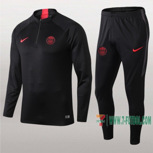 7-Futbol: La Nueva Original Chandal Del Psg Paris Negra Medio Zip 2019 2020