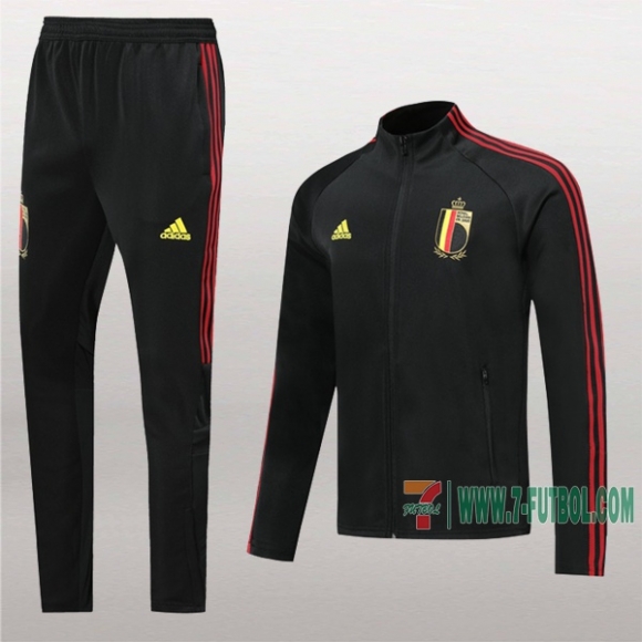 7-Futbol: La Nueva Original Chaqueta Chandal Del Belgica Negra Cremallera 2019 2020