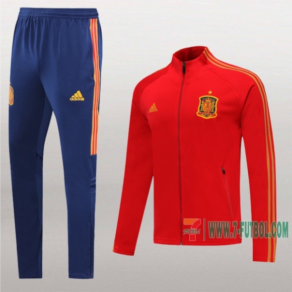 7-Futbol: Termicas Nueva Chaqueta Chandal Del Espana Roja Cremallera 2019 2020