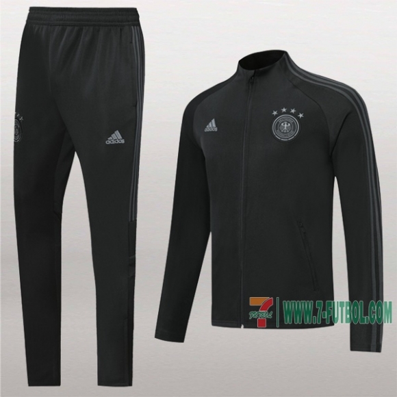 7-Futbol: Termicas Nuevo Chaqueta Chandal Del Alemania Negra Cremallera 2019 2020