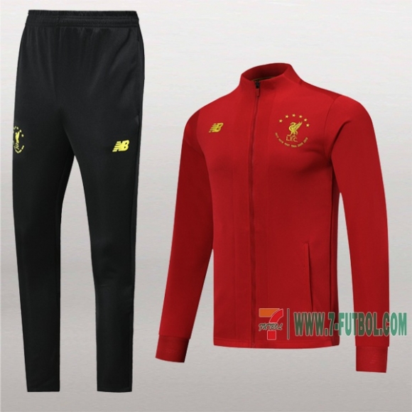 7-Futbol: Nueva Retro Chaqueta Chandal Del Fc Liverpool Conmemorativa Edición Roja Cremallera 2019 2020