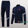 7-Futbol: Termicas Nuevo Chaqueta Chandal Del Francia Azul Marino Cremallera 2019 2020