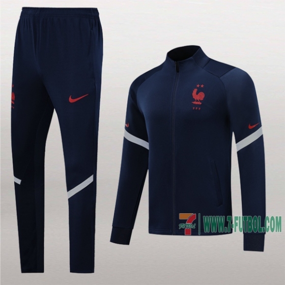 7-Futbol: Termicas Nuevo Chaqueta Chandal Del Francia Azul Marino Cremallera 2019 2020