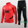 7-Futbol: La Nueva Clasicas Sudadera Chandal Del Manchester United Cuello Alto Roja 2019 2020