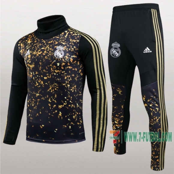 7-Futbol: La Nueva Original Sudadera Chandal Del Real Madrid Adidas × Ea Sports™ Fifa 20 Cuello Alto Negra 2019 2020