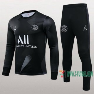 7-Futbol: La Nueva Clasico Sudadera Chandal Del Psg Paris Jordan Negra 2019 2020