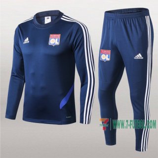 7-Futbol: Termicas Clasicas Sudadera Chandal Del Olympique De Lyon Azul 2019 2020