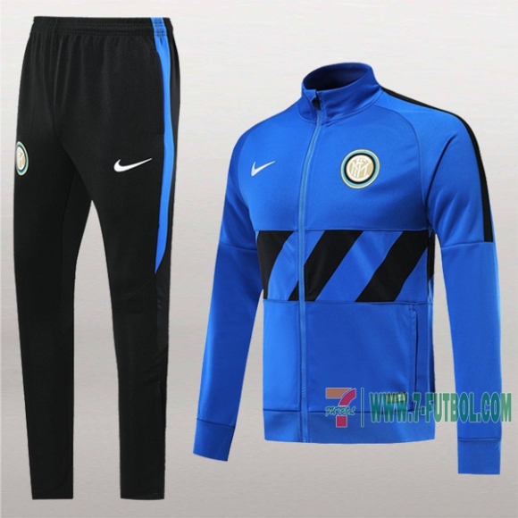 7-Futbol: La Nuevo Retro Chaqueta Chandal Del Inter Milan Azul Cremallera 2019 2020