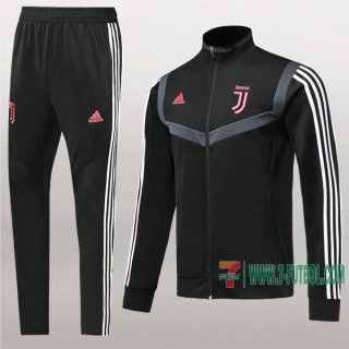 7-Futbol: Termicas Nuevo Chaqueta Chandal Del Juventus Negra/Blancas Cremallera 2019 2020