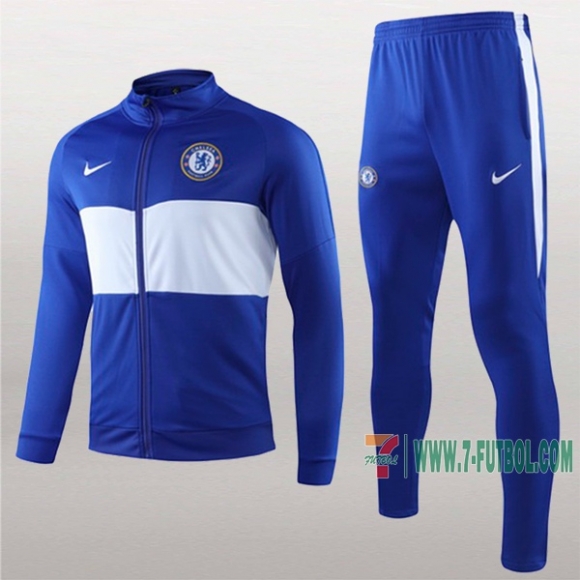 7-Futbol: Termicas Original Chaqueta Chandal Del Chelsea Fc Azul/Blancas Cremallera 2019 2020