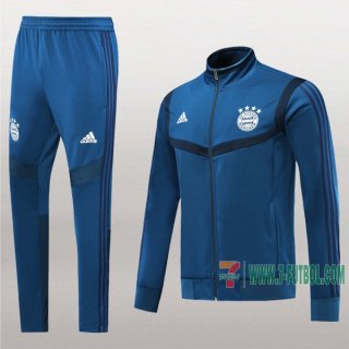 7-Futbol: La Nueva Clasicas Chaqueta Chandal Del Bayern Munich Azul Cremallera 2019 2020