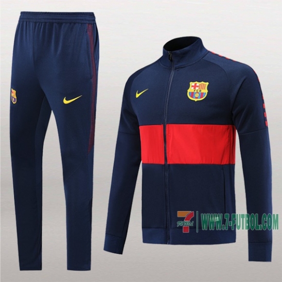 7-Futbol: Termicas Original Chaqueta Chandal Del Fc Barcelona Azul/Roja Cremallera 2019 2020