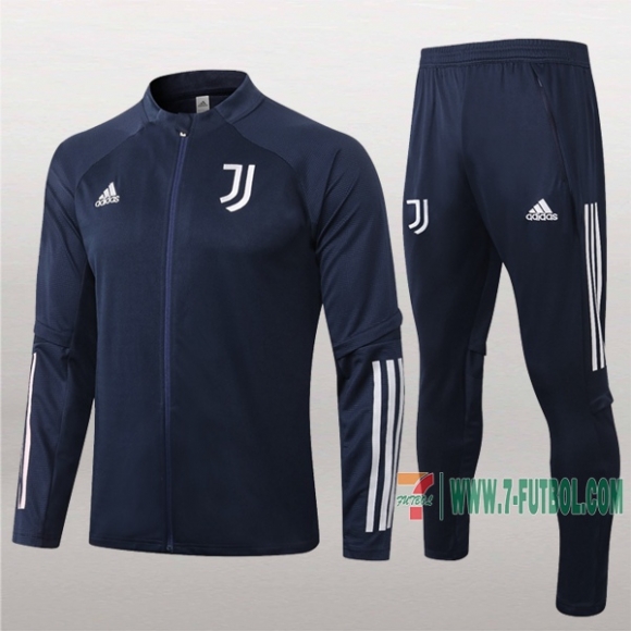 7-Futbol: La Nueva Retro Chaqueta Chandal Del Juventus Azul Marino Cremallera 2020 2021