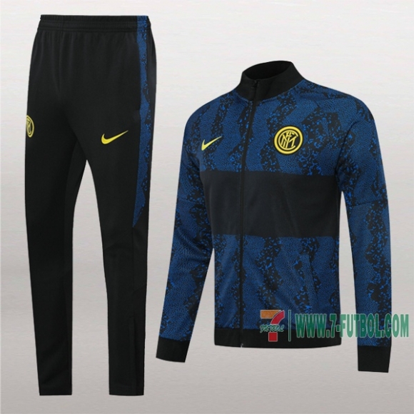 7-Futbol: Termicas Nueva Chaqueta Chandal Del Inter Milan Azul Negra Cremallera 2020/2021