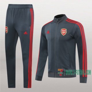 7-Futbol: Nuevas Clasicas Chaqueta Chandal Del Arsenal Gris Cremallera 2020/2021