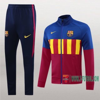 7-Futbol: Nueva Clasicas Chaqueta Chandal Del Fc Barcelona Roja Azul Cremallera 2020/2021