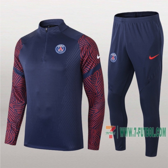 7-Futbol: Termicas Nuevo Chandal Del Psg Pairis Azul Marino Medio Zip 2020-2021