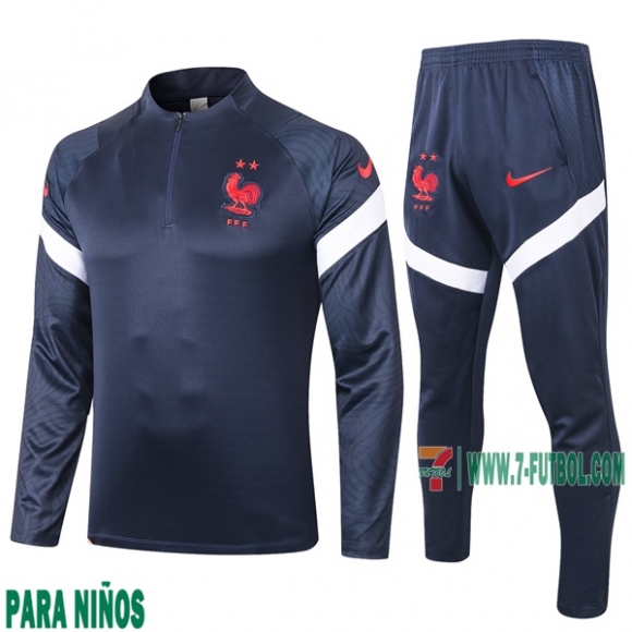 7-Futbol: Sudadera Chandal Niño Nuevo Del Francia Azul 2020/2021 Venta Caliente